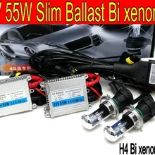 Shipping12V 55 w H4 высокая/низкая Яркость Ксенон/би ксенона HID Conversion Kit 8000 K 4300 K 10000 K фар автомобиля