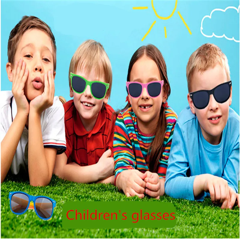 ASOUZ 2018 new stylish square color children's sunglasses retro cat eyes boy girl UV400 safety high-end brand nail nail eyewear (10)
