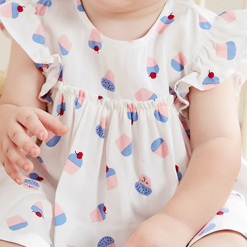 Комплект Свободной одежды для девочек Mini balabalaBaby Новинка лета 2019 тонкая одежда с