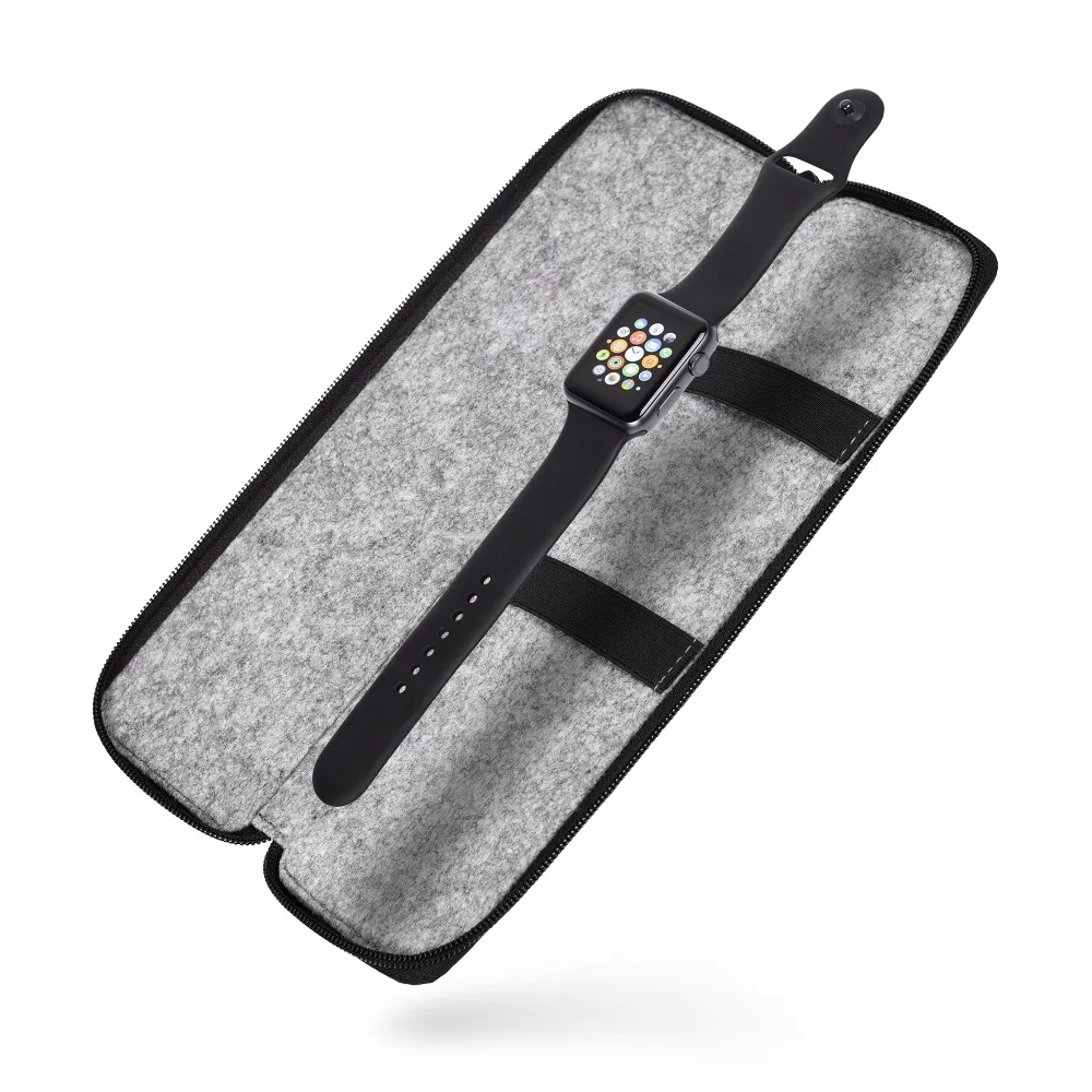 Премиум PU кожаный чехол сумка рукав Чехол Обложка держатель коробка для Apple iPad Pro Карандаш для Apple дорожный кейс для часов для умных часов