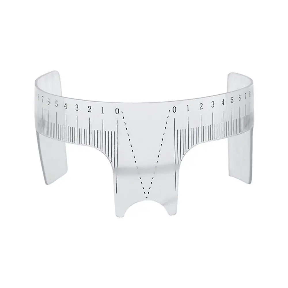 

1PC New Reusable Semi Permanent Eyebrow Stencil Brow Measure Microblading Ruler Tattoo Supplies Makeup Tool for Gift