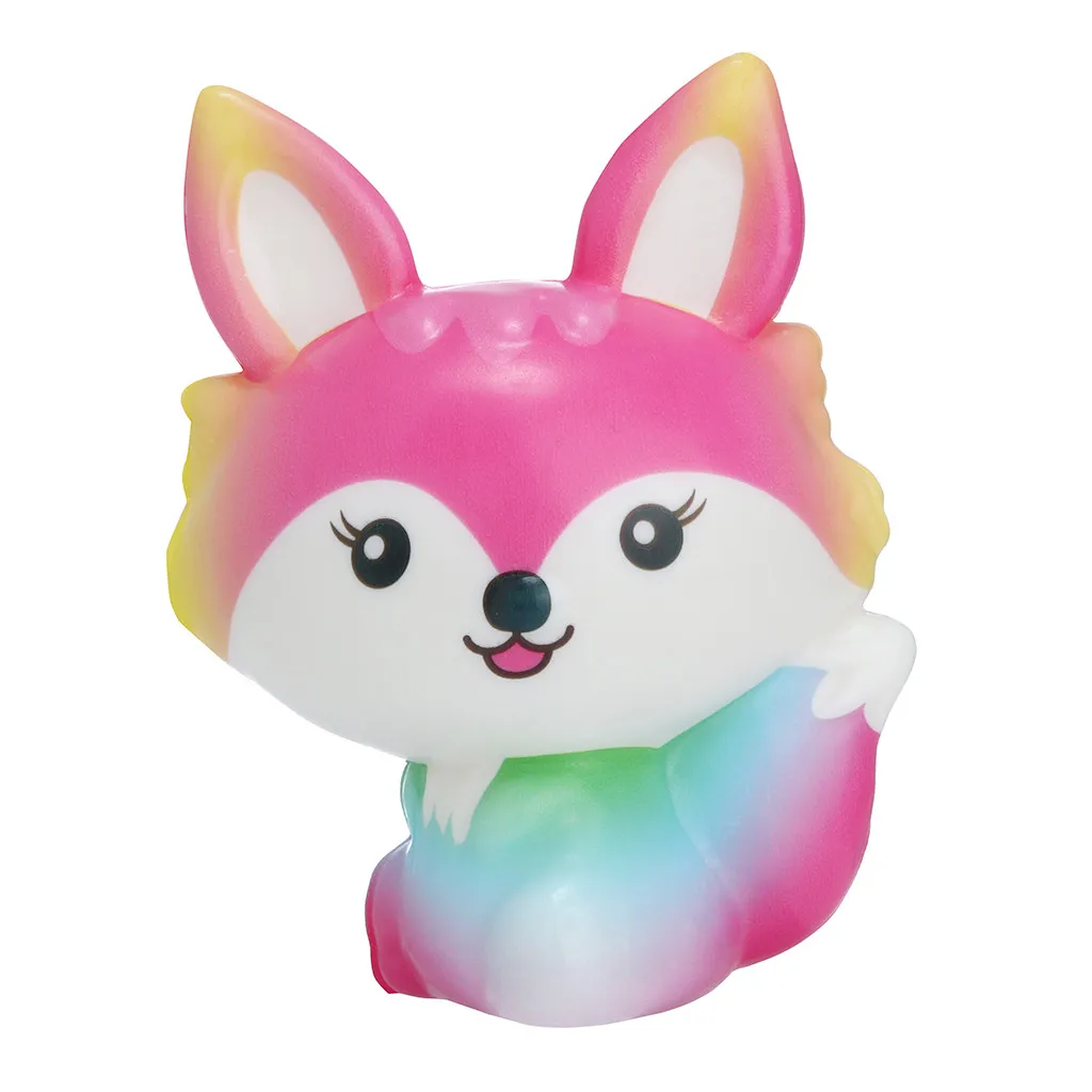 Игрушка для декомпрессии милые и мягкие Kawaii Fox медленно восстанавливающий крем ароматизированные игрушки для снятия стресса подарки Уникальные игрушки - Цвет: C