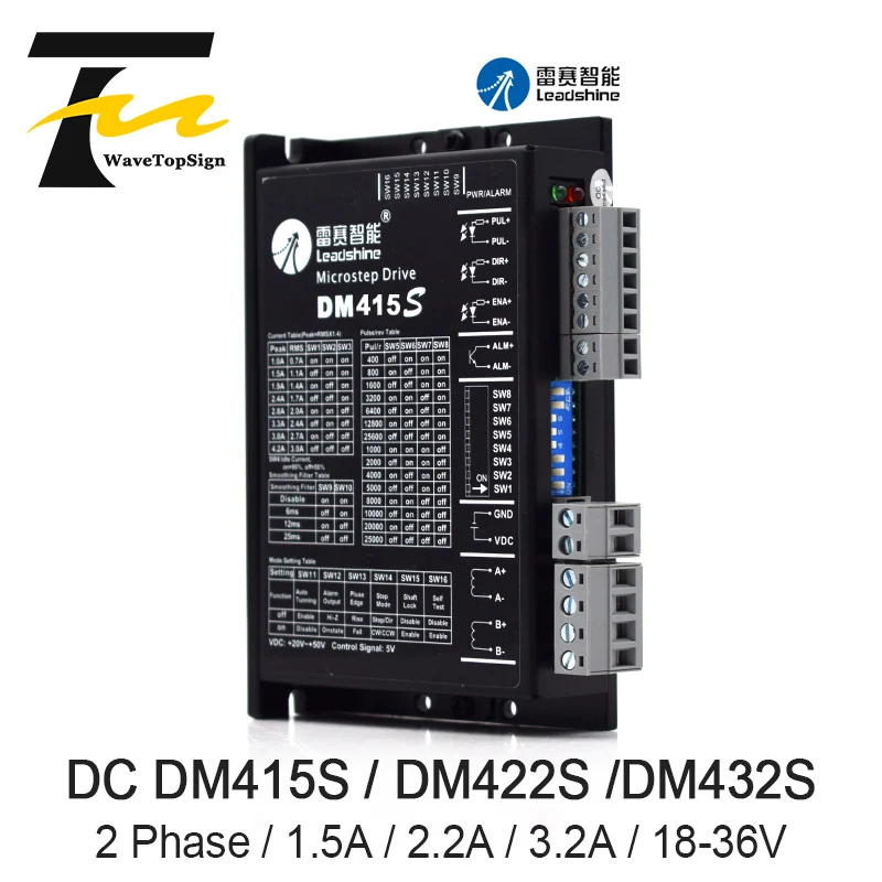 Драйвер для двухфазного шагового двигателя Leadshine драйвер DM415S DM422S DM432S источник