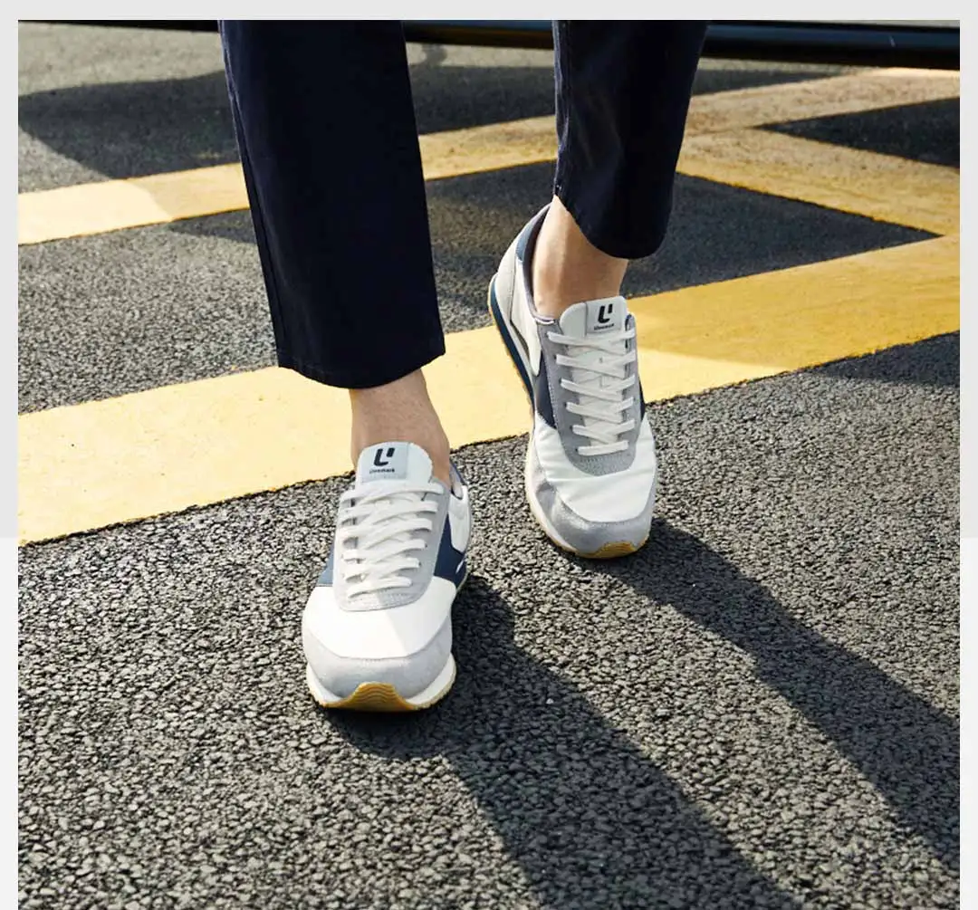 Xiaomi Mijia Uleemark Ретро светильник Повседневная обувь нескользящие износостойкие модные спортивные кроссовки мягкие дышащие мужские кроссовки для бега