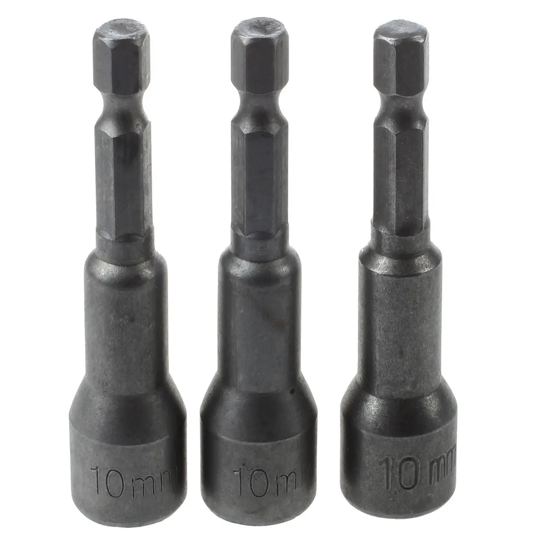 

Magnetic 3/8" Hex Socket 1/4" Shank Spanner Nut Setter Driver Bit 3 Pcs