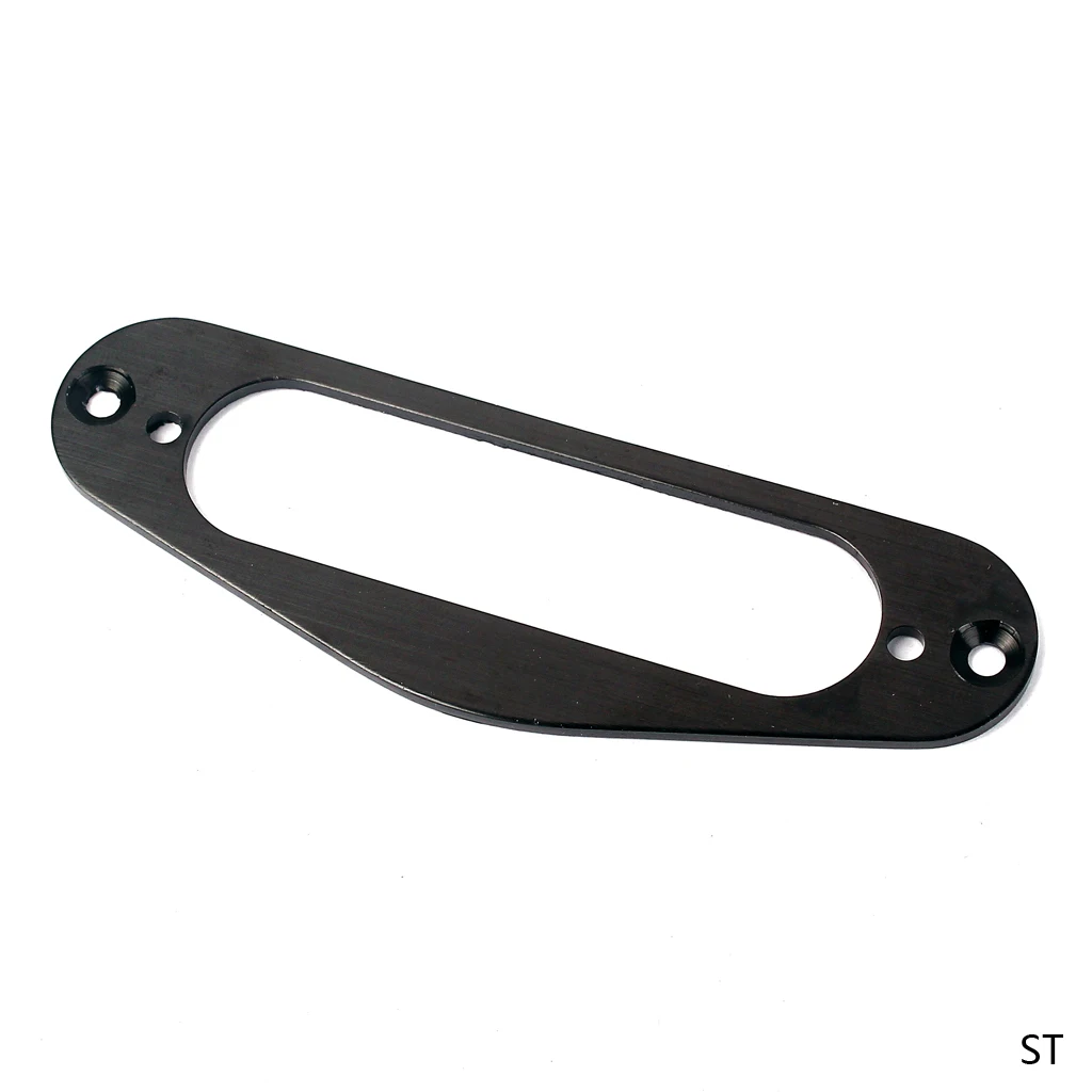 1x Electric Guitar Solid Pickup Mounting Surround Aluminium Ring Frame Black