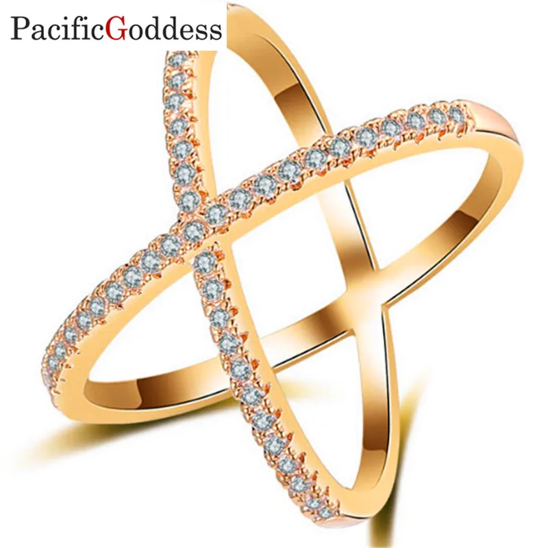 pacificgoddess Luxurious Jewelry Rings For girl Cocktail Ring Wedding Party Fine Jewelry big ring