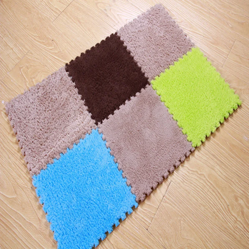 DIY Rubik's Cube Puzzle Carpet Soft Area Rug For Living Room Rugs And