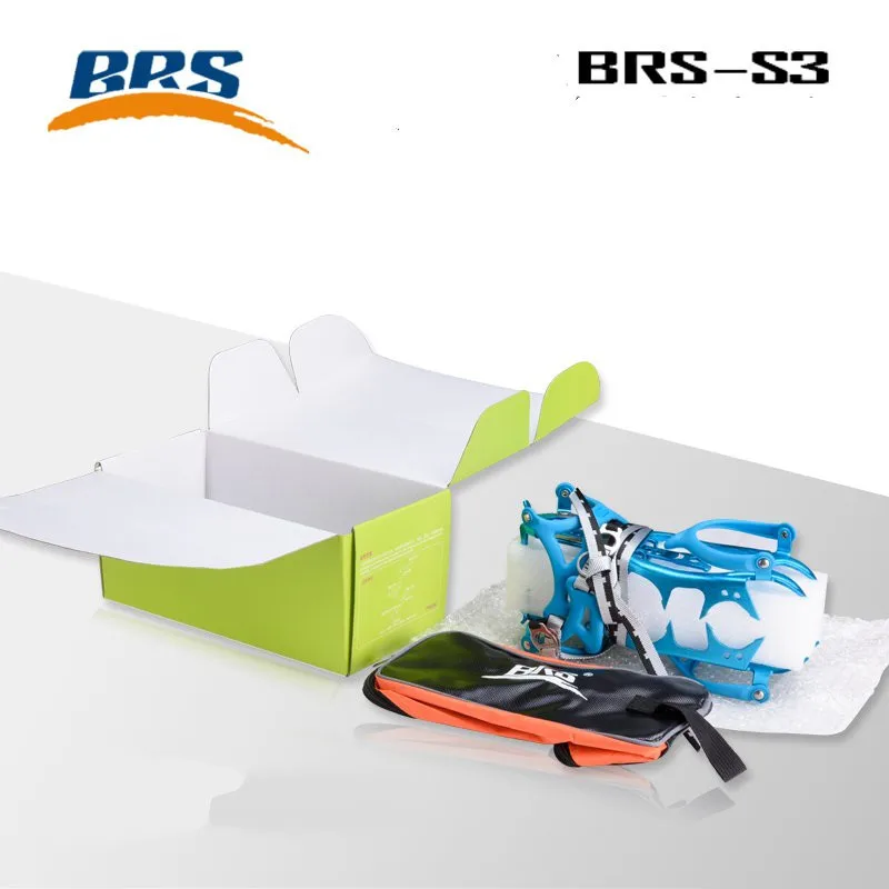 BRS Ice Crampons алюминиевый сплав Сверхлегкий четырёхзубчатый в комплекте ледяной