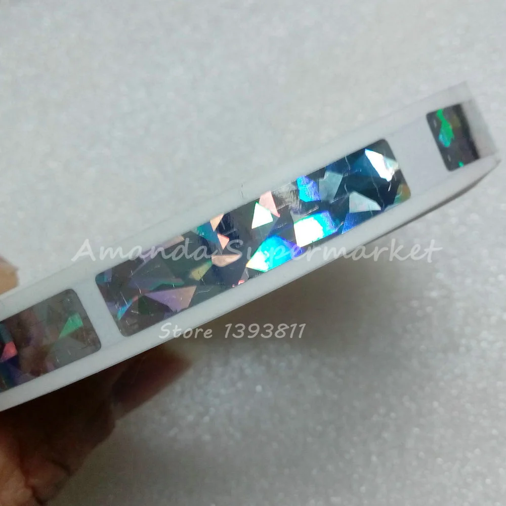 

Scratch Off Sticker 8*40mm Laser Hologram Scratch Off Sticker Blank For Code Cover Password Secret Scratch Card Sticker
