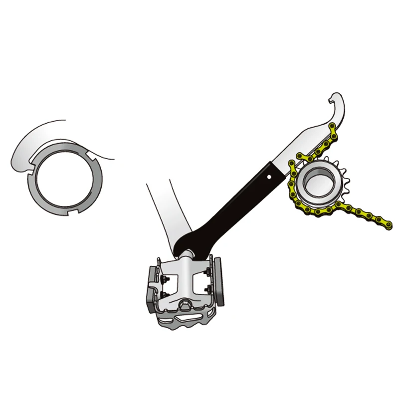 

Icetoolz 34S2 Bike Chain Tool for Single Speed Chain Whip, Pedal, Lockring