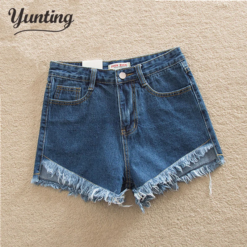 

New 2017 Summer Style Punk Rock Fashion High Waisted Denim Shorts Vintage Short Jeans Sexy Womens Short Femme