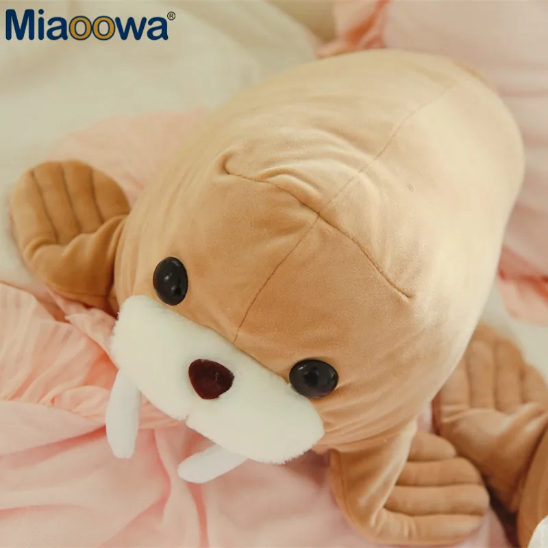 1pc 45/55cm Kawaii Walrus Plush Toy Fabric Is Soft And Comfortable As A Pillow For Children As A Birthday Present