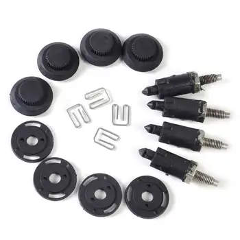 

DWCX HDI Engine Cover Clip Bolt Bonnet Hood Kit Fit for Peugeot 206 207 307 406 407 607 Partner Box For Citroen C4 C5 Xsara