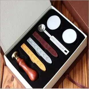 Retro Style Sealing Wax Stamp Set With Gift Box Deluxe Gift Set 26 Alphets Office School
