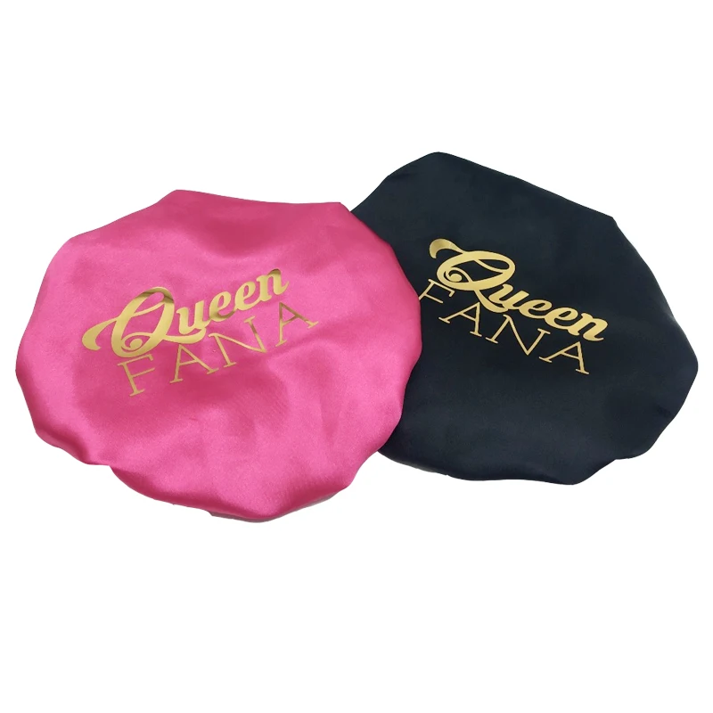 

Unisex Satin Cap Hair Care Bonnet Resuable Lady Cap Hat Waterproof Sleeping Hats for Bath