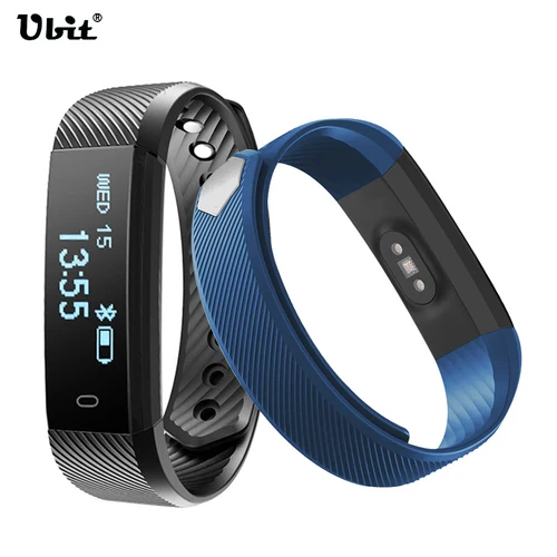 Us 11 93 25 Off Ubit Id115 Smart Bracelet Fitness Tracker Step Counter Activity Monitor Band Alarm Clock Vibration Wristband For Ios Android In