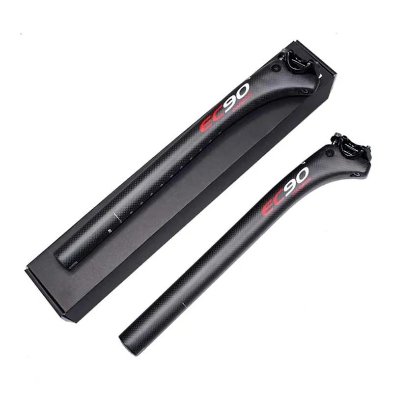 EC90 Cycling Seatpost Carbon 25.4mm MTB Road Mountain Bike Seat Tube Carbon Bicycle Seat Post (13)