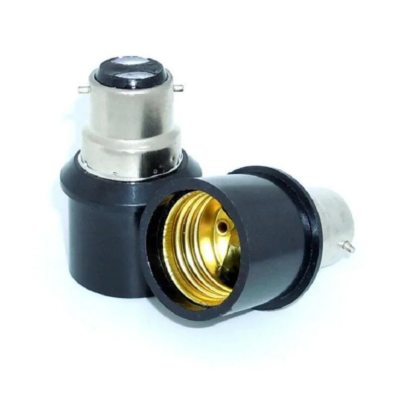 B22 to E27 lamp adapter b22 e27 base bulb lamp holder converter X10in Lamp Holder Converters