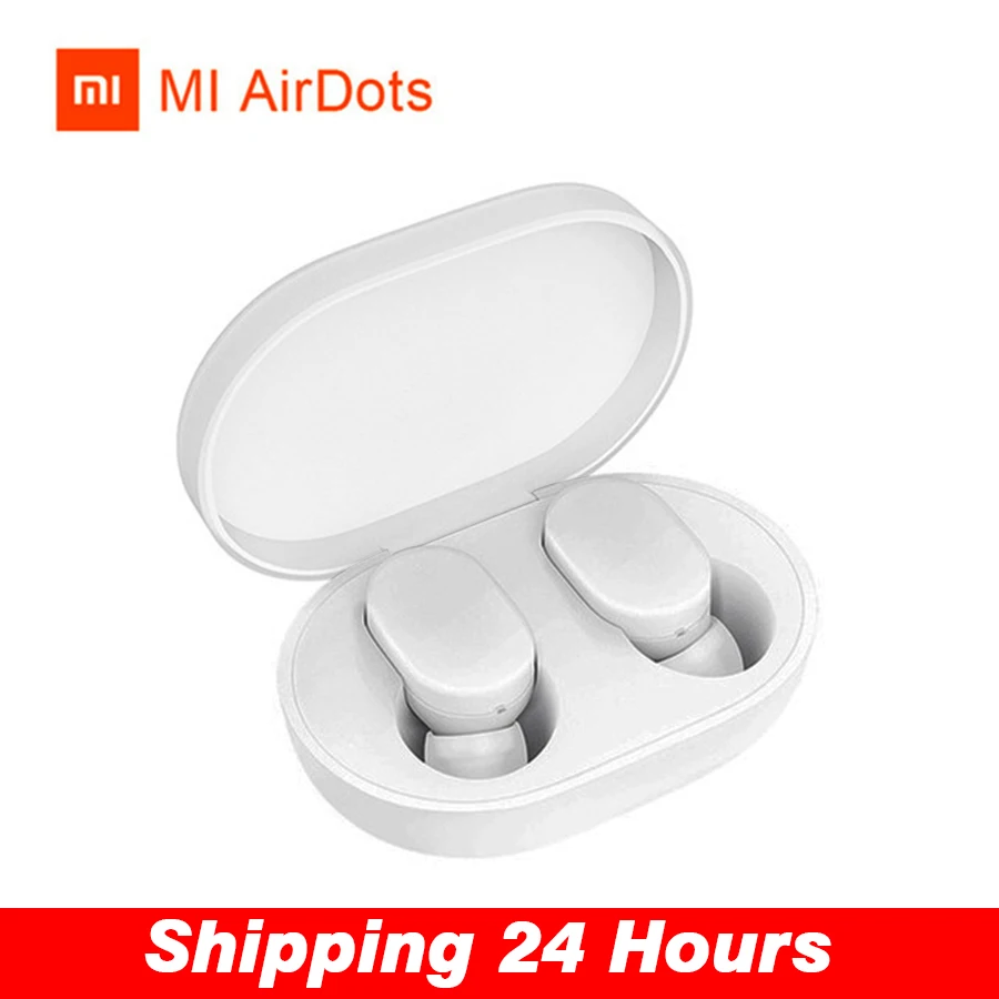 Xiao mi TWS AirDots Bluetooth наушники Молодежная версия ni гарнитура стерео Бас сенсорные