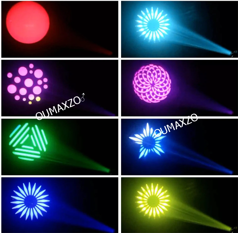 Mistura de Cores Movendo a Cabeça 2 Xlot 95 w Levou Movendo Zoom Cabeça Luz 30 w Gobo e cor da Roda 6x8 w Lavagem 4em1 Rgbw Leds Surround Cabeça 30 w 8 Cheap Efeito de Iluminação de palco