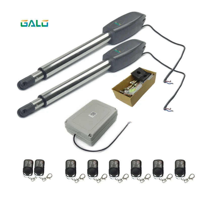 Automatic Double Arms Swing Gate Opener,controller Box Input Ac110240v To Motor Voltage Dc24v
