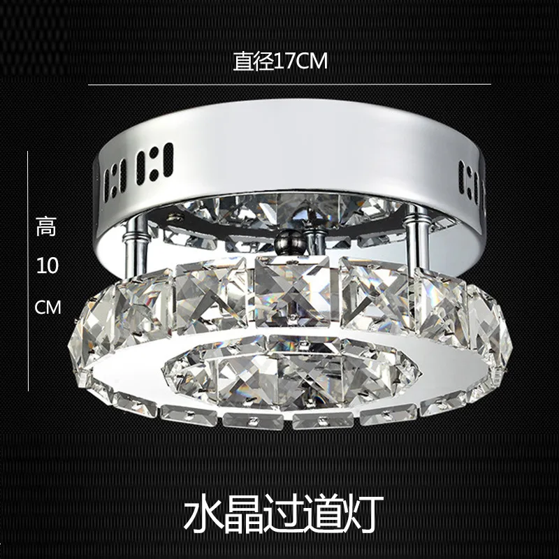 

the sitting room the bedroom balcony lamp round crystal corridor lamp dome light exports Europe and the United States