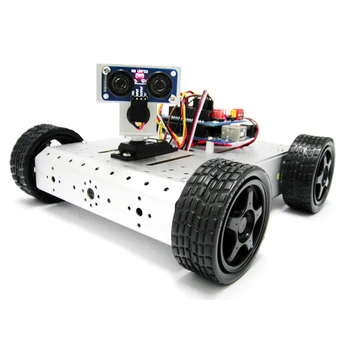 

AS-4WD Ultrasonic Detection Obstacle Avoidance Robot Suite Arduino Robot Car