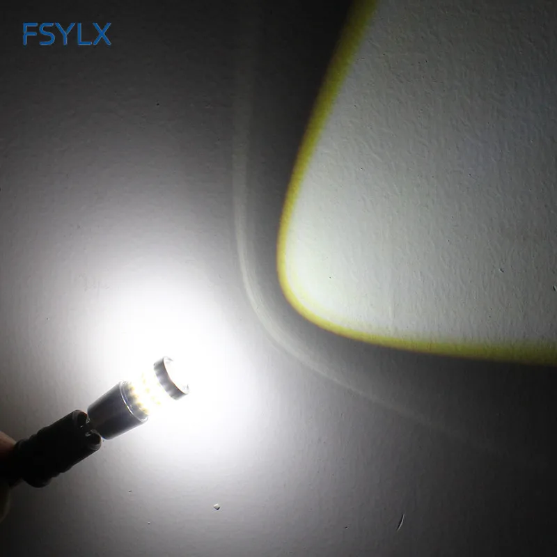 FSYLX 2 шт. T10 светодиодный светильник Canbus 28SMD 3014 + 3030 9 30 в желтый 194 168 W5W 501 фонарь для