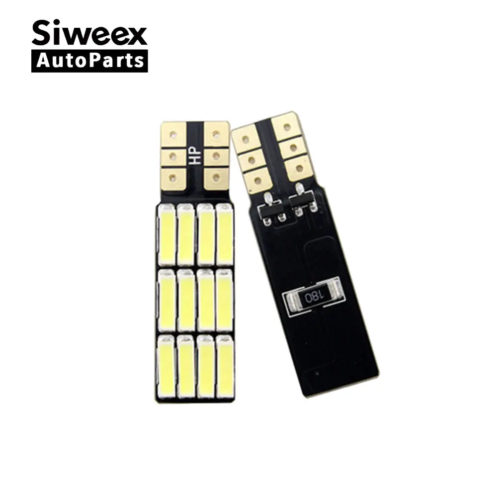 2 шт. T10 12 SMD 7020 светодиодный автомобиль лампа Лицензия Поворотники боковые