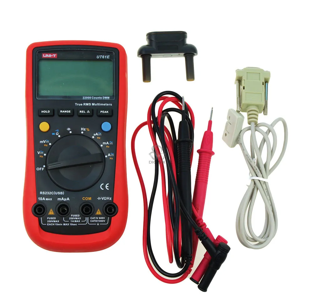 

Free shipping New Digital Display High Quality Display Digital Modern Multimeter UT61E medidor DC AC Tester