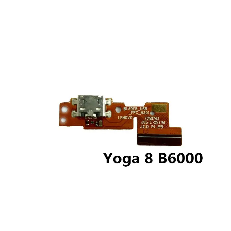 Usb порт для зарядки док-станция разъем Jack плата для зарядки гибкий кабель для lenovo Tablet Pad Yoga 10 B8000 B6000 Yoga 8 B6000 B8080