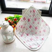 Хлопок 6-слой мыть марли натуральный non-флуоресцентный платок полотенце для новорожденных Детский слюнявчик, питательной воды и банное полотенце