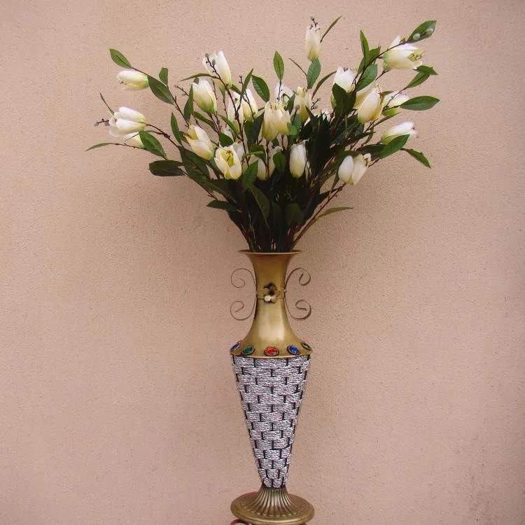 Ваза высокого качества, посадка в Европе типа восстановление древних способов, цветок из кованого железа ваза