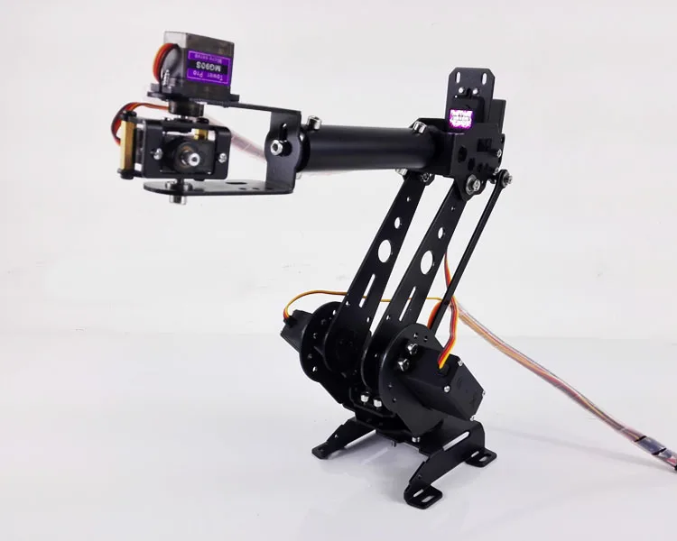 

SZDOIT DoArm S6 6-Axis Metal Mechanical Arm Industrial 6 DOF Robotic Arm + 6 Servos RC Robot