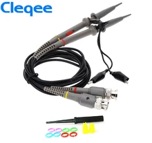2018 Cleqee 2PCS P6060 Oscilloscope Probe 60MHz Clips For Tektronix oscilloscope HP X1/X10 DC-60MHz 20mhz oscilloscope probe with x1 x10 switch max 600v