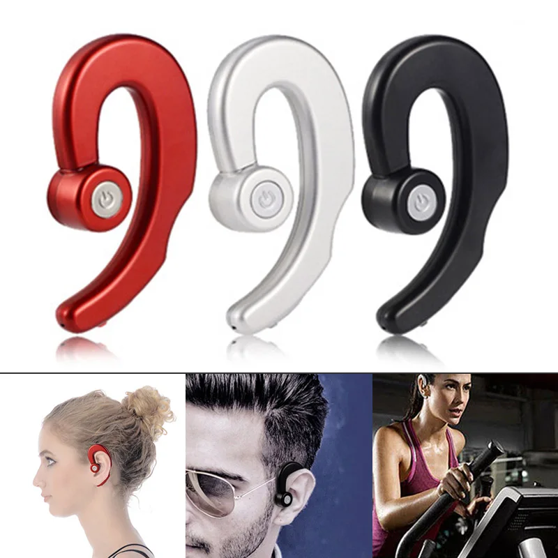 Bone Conduction Wireless Bluetooth Headphone Headset Earphone Earbud with Mic XR649 | Электроника