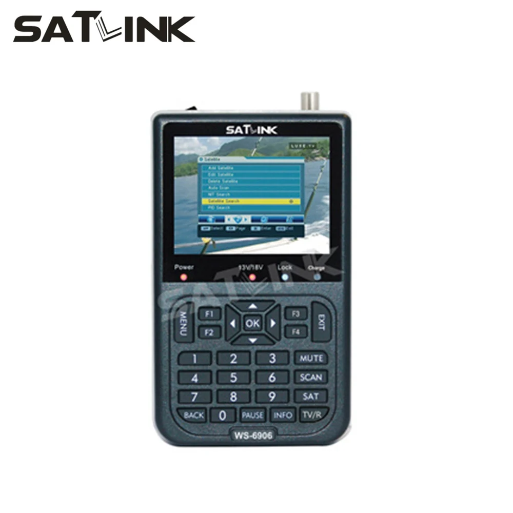 3 5 дюймовый ЖК дисплей SATLINK WS 6906 DVB S спутниковый искатель оптовая продажа|finder