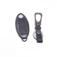 Para Nissan Inteligente 4 Botão caso chave auto Acessórios keychain para Nissan X-TRAIL LIVINA QASHQAI SYLPHY TEANA NOVO TIIDA