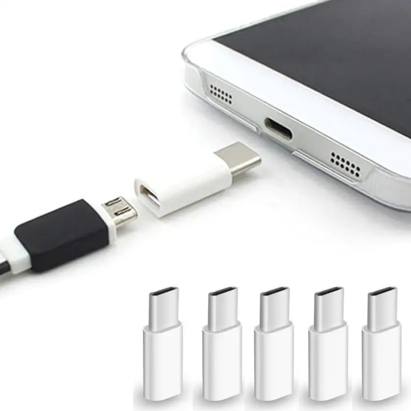 

5X Micro Mini USB to USB 3.1 Type-C USB Adapter Portable Data Transfer Cable Adapters for Oneplus Two 2 Sep03