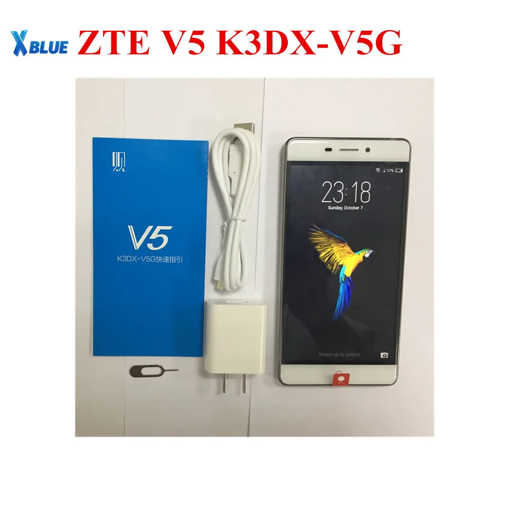 3D сотовый телефон nakey Eye ZTE V5 экран 5 дюйма 3000 мАч Android 5.1.1 3 Гб ОЗУ 32 ПЗУ сканер