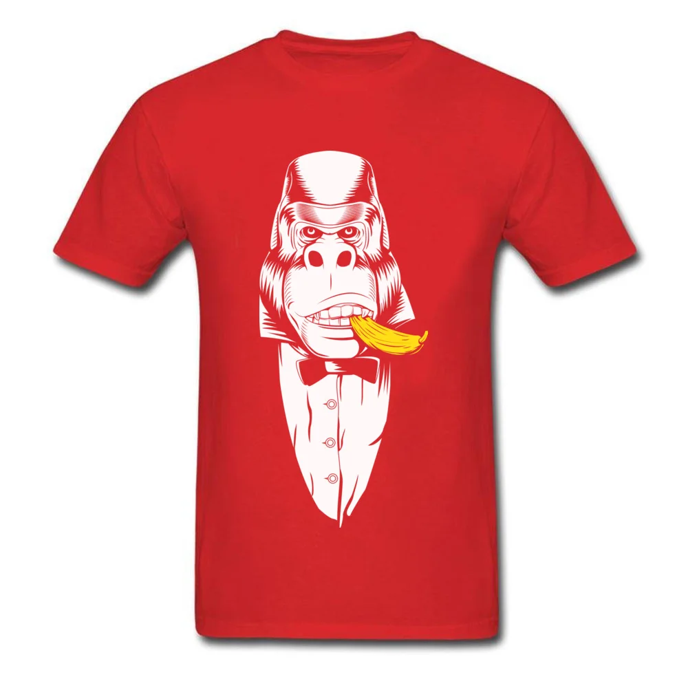  Mens T-shirts Don Kong cosie Tops Shirts 100% Cotton Fabric Round Collar Short Sleeve Printed Top T-shirts Father Day Don Kong red