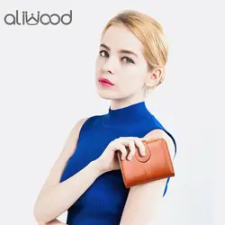 Aliwood 2018 женский кошелек качественный кожаный женский кошелек брендовый кошелек на молнии женский короткий кошелек женский спилок