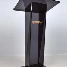 60*45*110 см Акриловая Pulpit алюминиевая подиумная матовая церковная кафедра школы конференции акриловые лампы для подиума