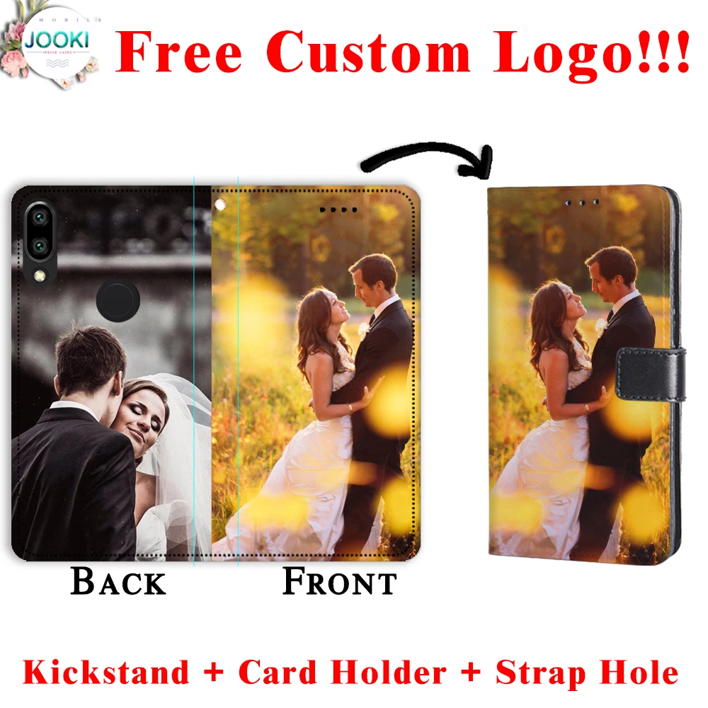 

redmi note 7 case Custom Pictures Cover for case redmi note 7 Flip Phone Cases Wallet Pouch DIY Print Picture gift customized