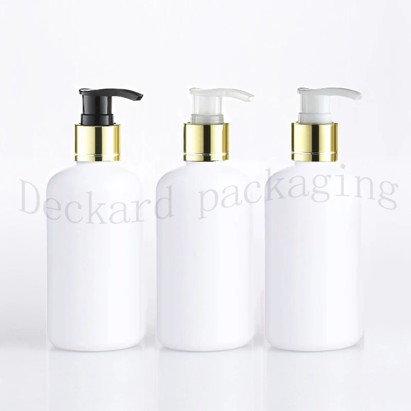 

20pcs 250ml empty white plastic lotion bottles liquid soap pump container for personal care lotion, pump cosmetic container