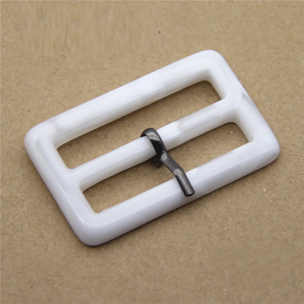 6Pcs/lot High-grade coat clothes buckle windbreaker belt button rectangular resin button clothes accessories C044 6