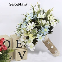 SexeMara букет невесты ручной букет свадебный цветок невесты Жемчужный Цветок для цветы для невесты