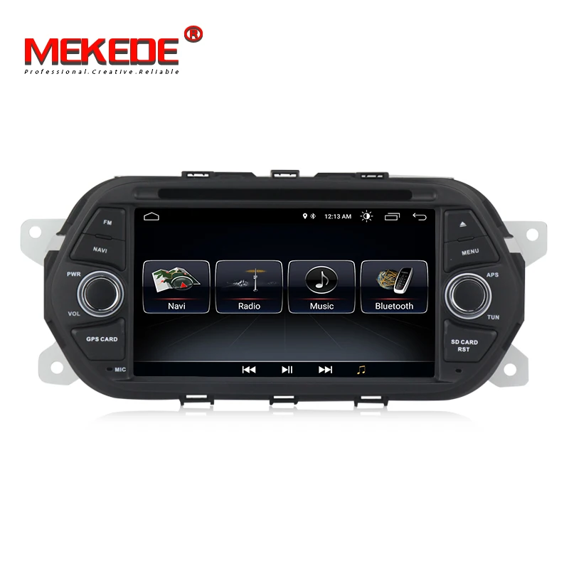 Best MEKEDE Android 8.1 Car DVD For Fiat Tipo Egea 2015 2016 2017 Auto Stereo Radio FM RDS Audio Video GPS Navigation Reverse Camera 1
