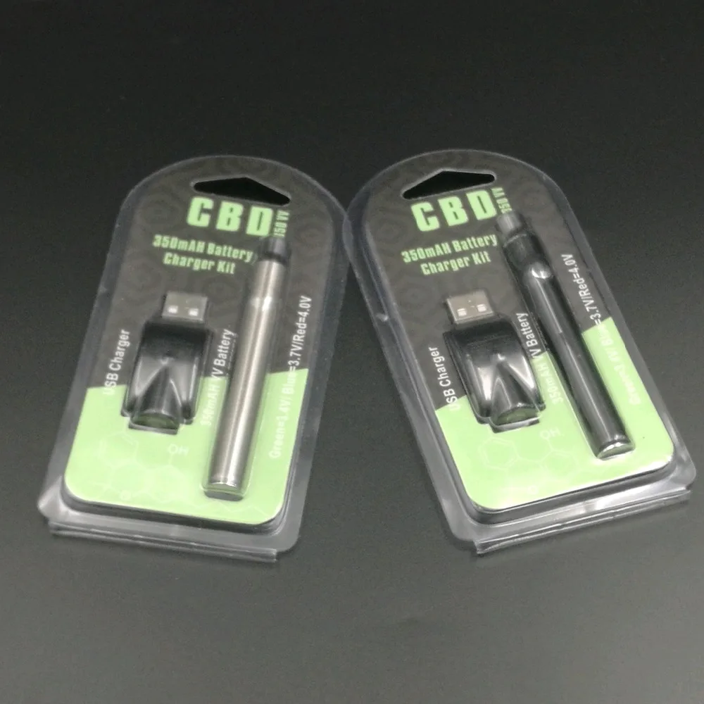 ECT 350mha e vape variable voltage battery kit with usb charger 510